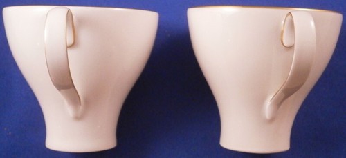 2 Vintage KPM Berlin Porcelain Crocus Cup & Saucer Porzellan Krokus Service Set - Picture 3 of 10