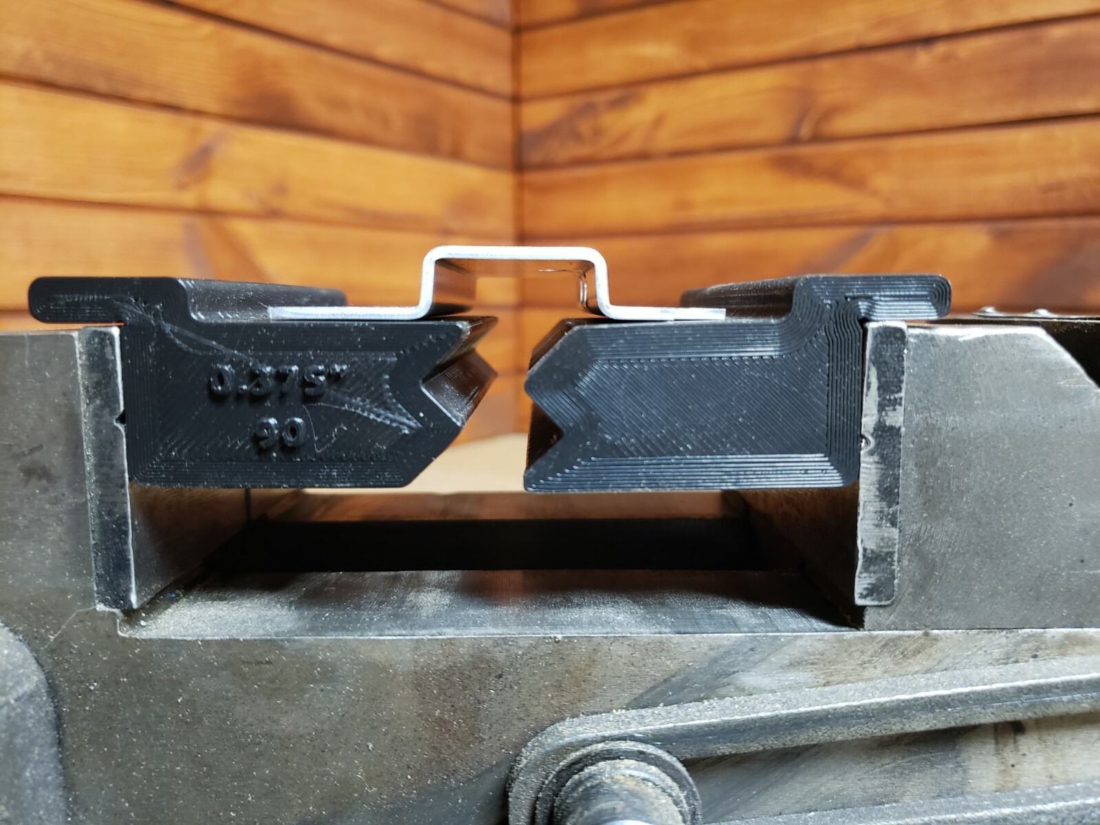0.375" Offset Dies 3D Printed Vise Press Brake Dies eBay