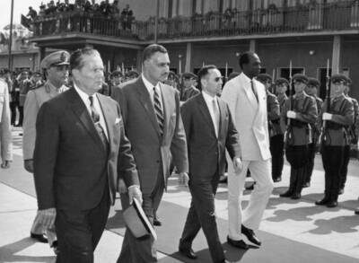 Yugoslav President Tito Belgrade former Yugoslavia escorts President- Old Photo