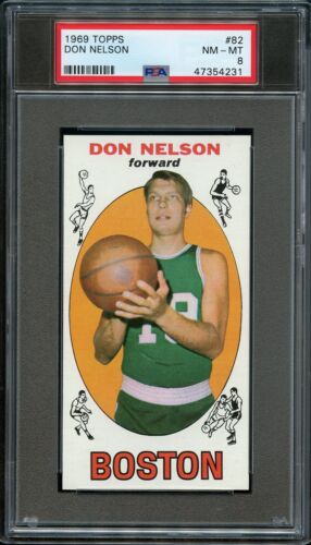 1969 Topps Don Nelson #82 PSA 8 - Foto 1 di 2
