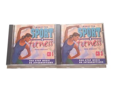 Music for Sport & Fitness Audio CDs MINT Condition Free Shipping CD 1 & CD 3