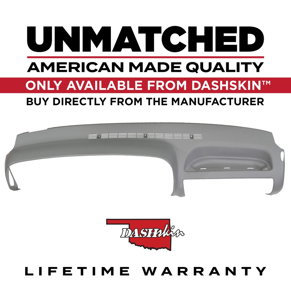 DashSkin Molded Dash Cover for 1995-1996 GM Trucks w/Pass Cupholder in Grey - Image 3 of 4