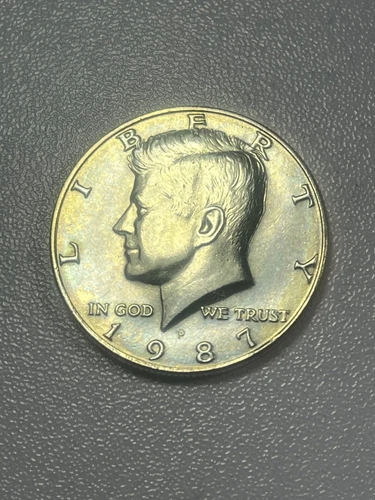 1987-P Clad Uncirculated Kennedy Half Dollar