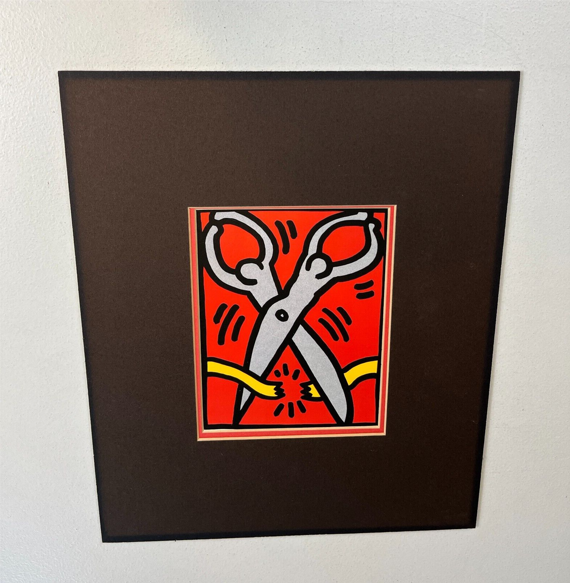 Santamaria 様用　日本未入荷keith haring Keith Haring Untitled (Concentric Man) (Signed Print) 1989