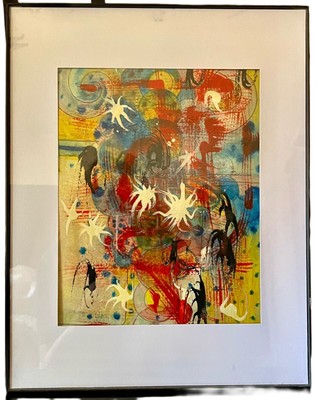 abstract painting signed