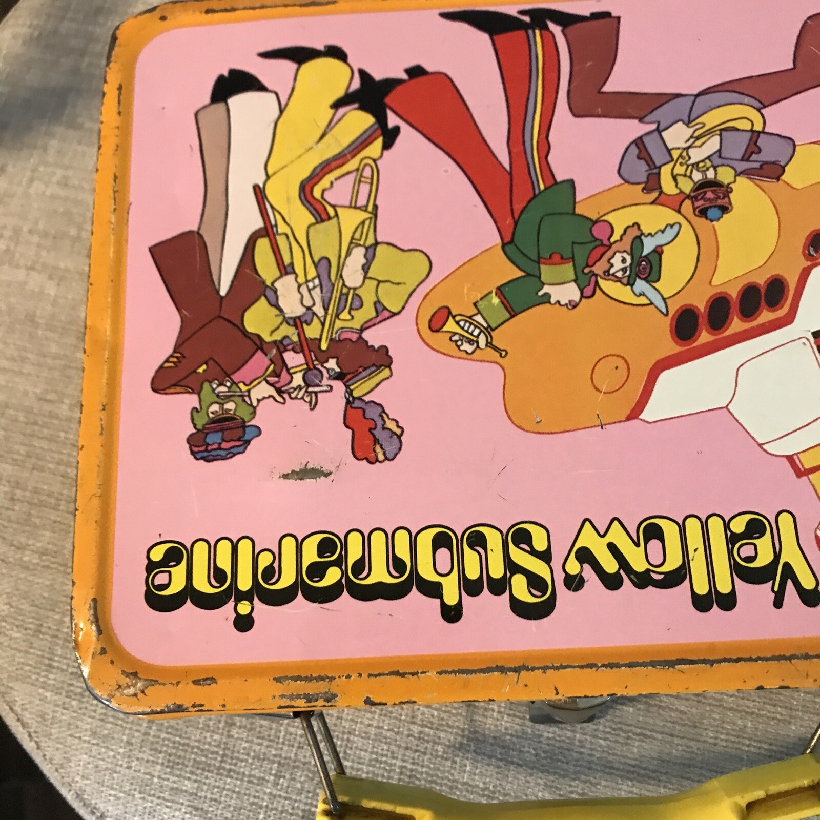 BEATLES Yellow Submarine 1968 Vintage Original Lunch Box Lunchbox With Thermos eBay
