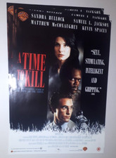 A TIME TO KILL 1996 Video Shop ORIGINAL POSTER VHS 42x59.4cm SANDRA BULLOCK
