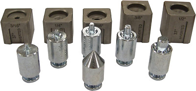 (71098 Silver 37 Degree Hydraulic Flaring Tool Adapter Set
