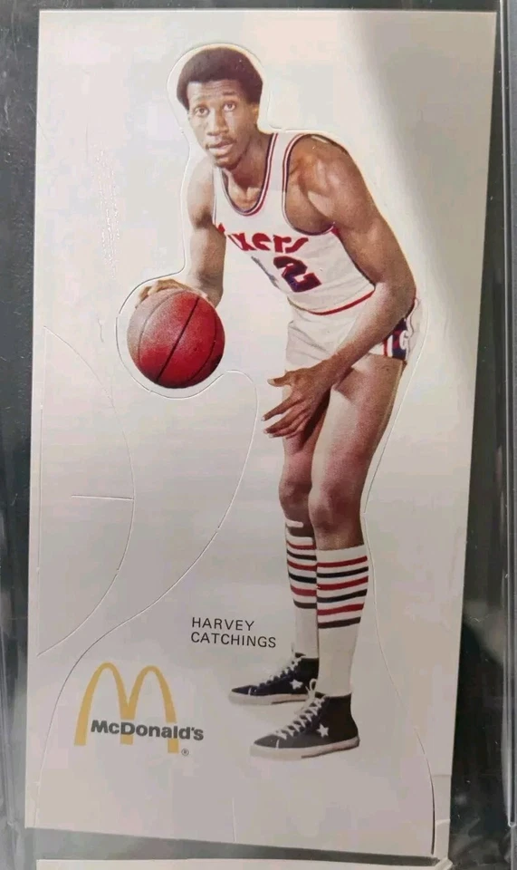 1975 76ers Mcdonald's Standups Harvey Catchings RC Psa 4 6 Graded True Rookie - Image 4 of 4