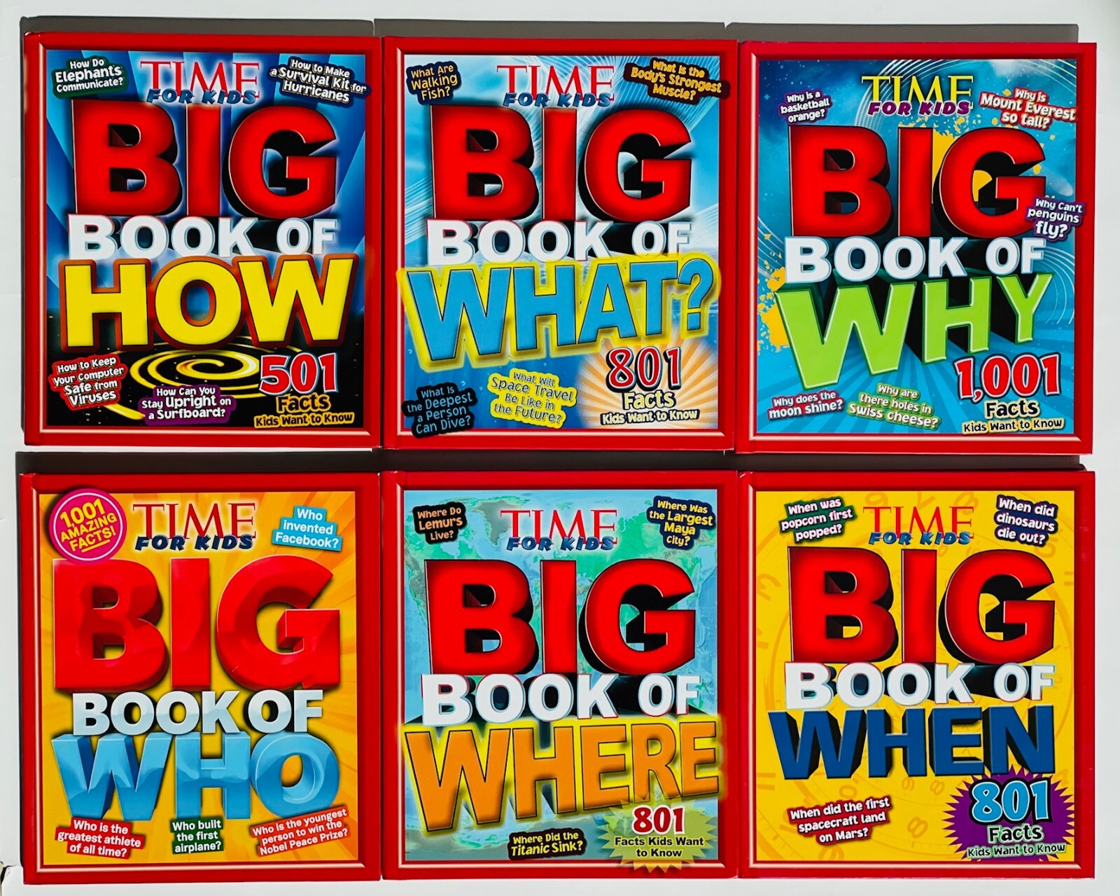 Time for kids Big Book of HOW, WHY, WHO, WHERE, WHEN, WHAT NEW | eBay