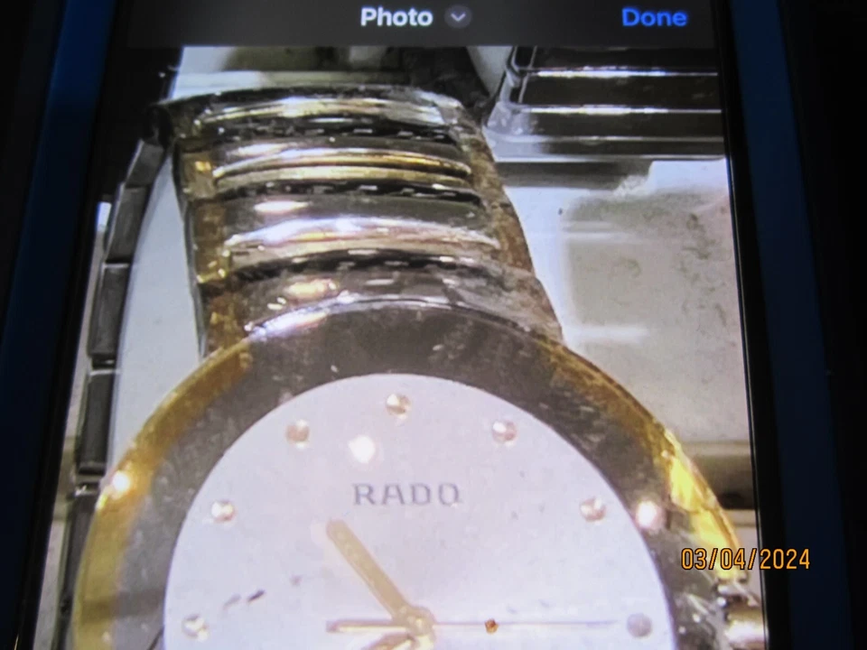 RADO LA COUPOLE 男式手表石英全陶瓷蓝宝石 R20457152 全新 — 第 3/4 张图片