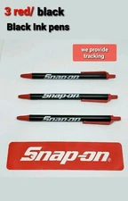 3 Snap on Tools items 3 snap on Pocket pens black/red BRAND NEW !!!!!!