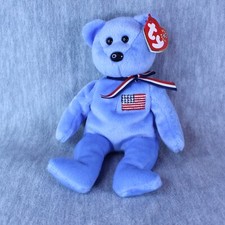 BEAR TY AMERICA Beanie Babies VINTAGE NWT In Memory of Lives Lost on 9-11-2001