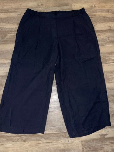 Lot Of 2 - New J Jill Pleated Cropped Pants Size XL Wide Leg Stretch Pockets - Picture 9 of 13
