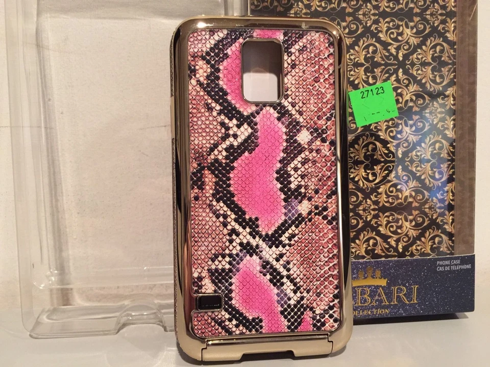 FUNDA TELÉFONO CELLAIRIS DEBARI SWAROVSKI CRISTAL AMISTAD ROSA SERPIENTE SAMSUNG GALAXY S5 Foto 2 de 4