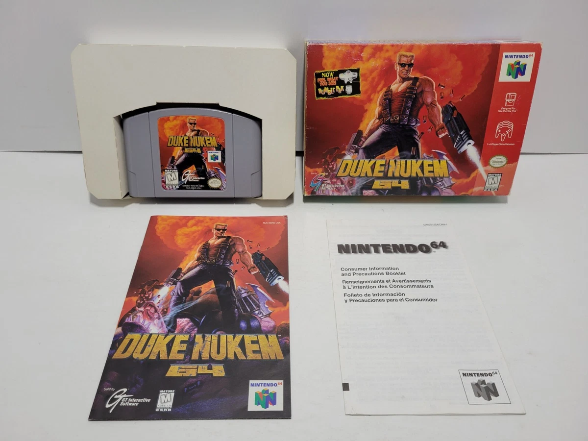 Duke Nukem 64 Nintendo 64 N64 Complete in Box CIB 742725550070 eBay