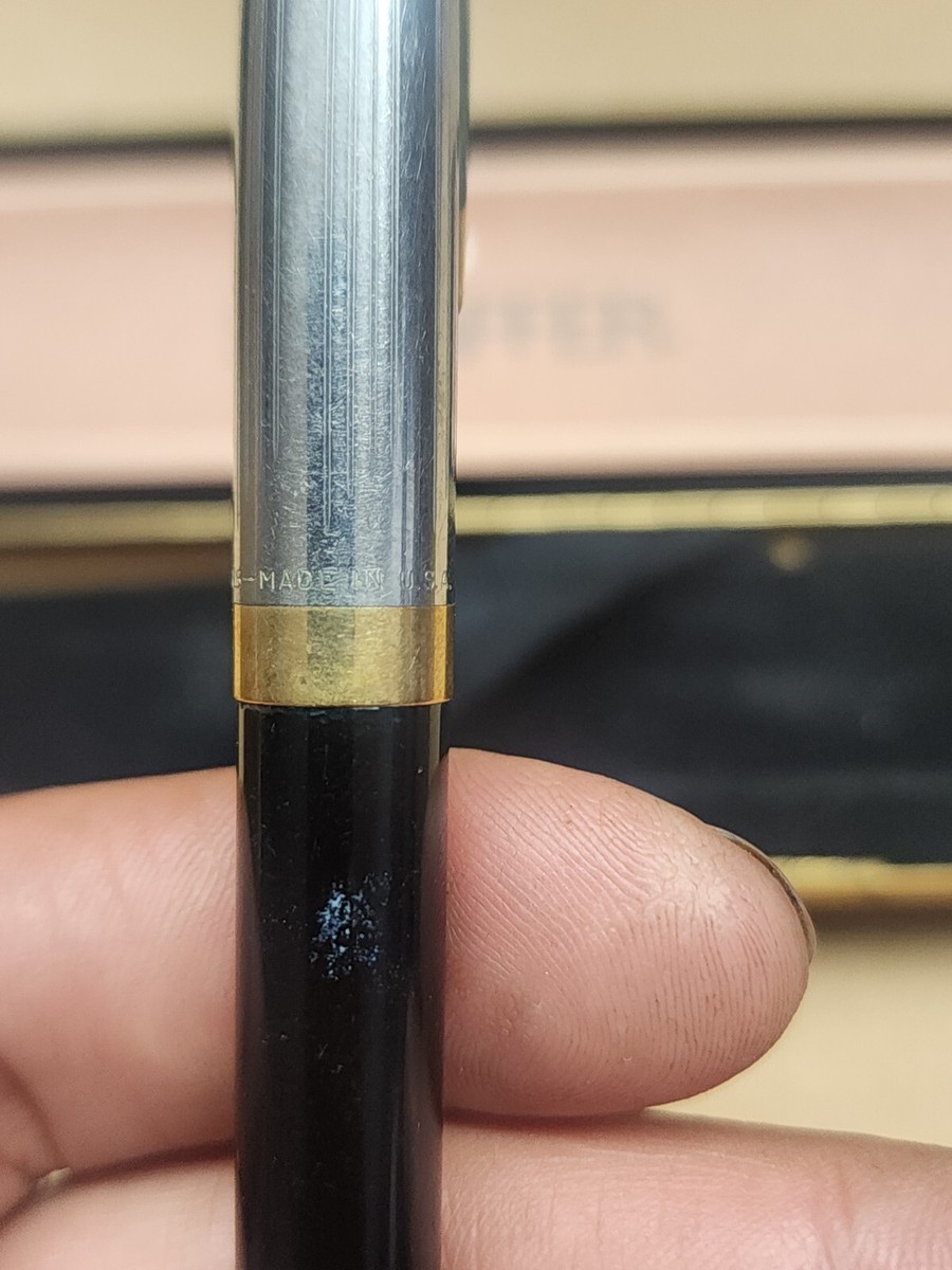 Vintage Sheaffer White Dot Fountain Pen 14k Nib Imperial Brass