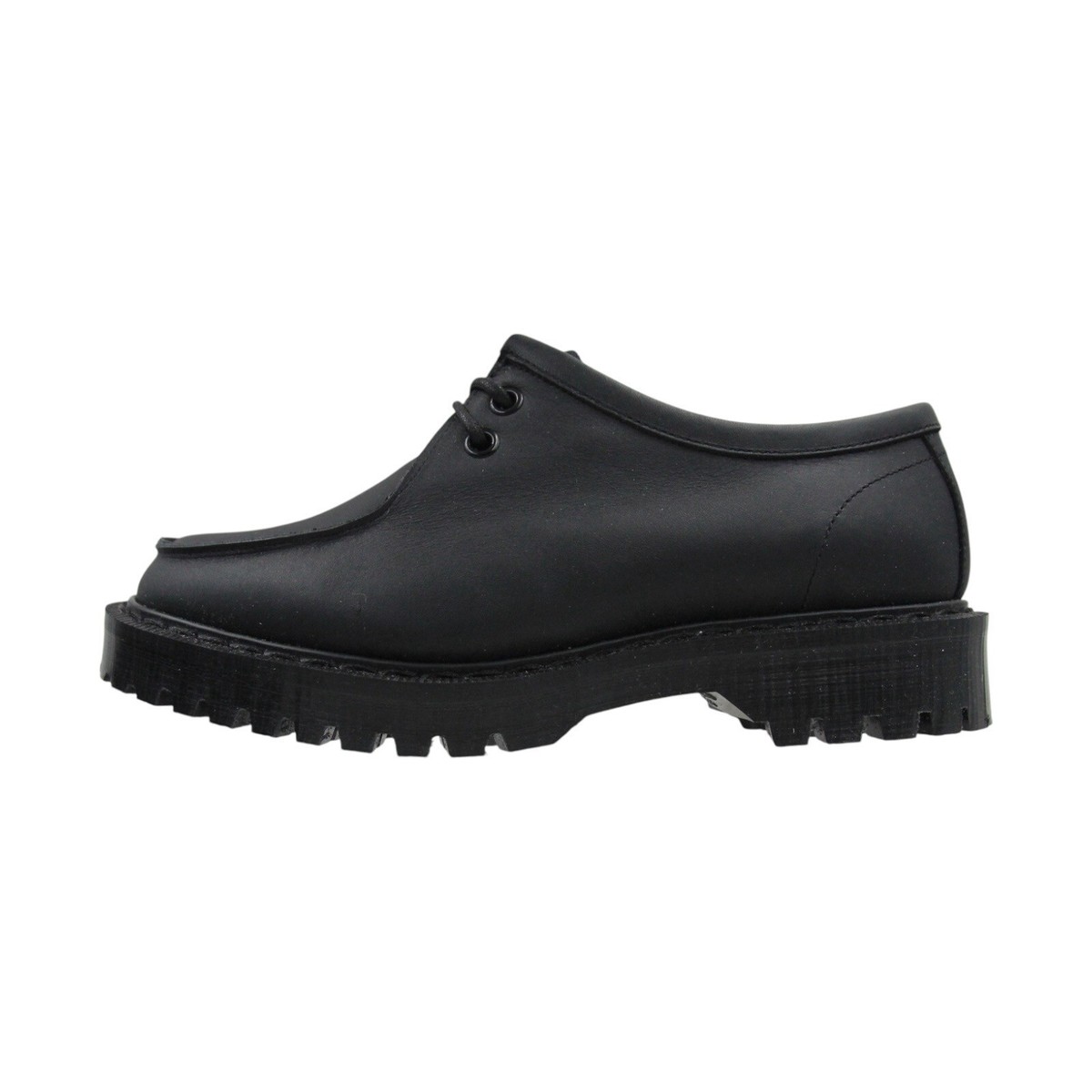 Margaret Howell Solovair Shoes Womens UK 4 Black Leather