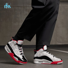 Air Jordan Dub Zero GS White/True Red-Black Shoes DV1360-160