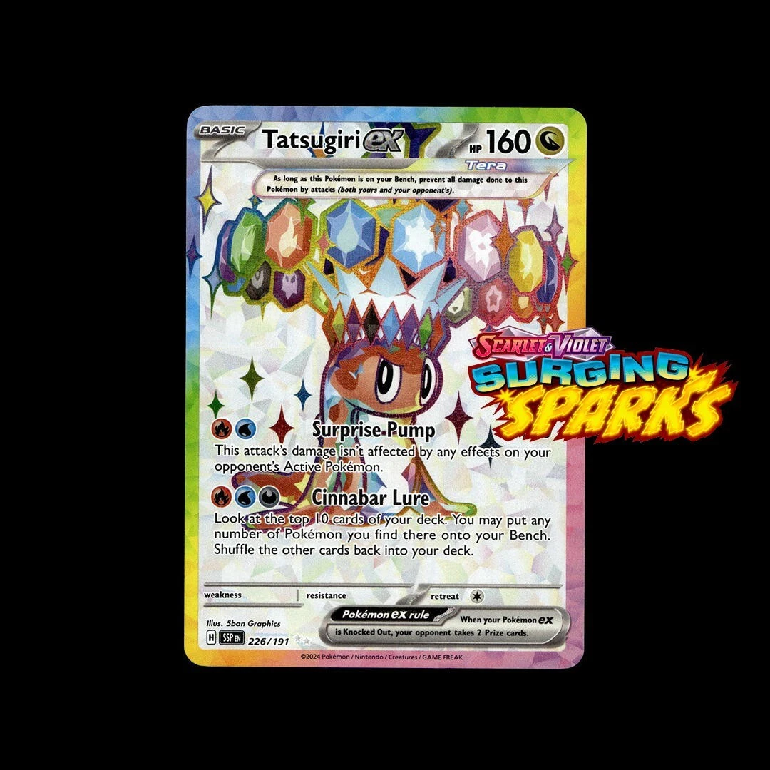 Tatsugiri Ex 226/191 Sv08: Surging Sparks for sale | eBay