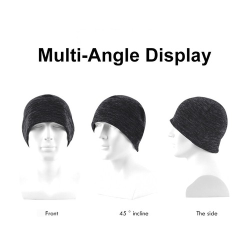 Skull Cap Helmet Liner Sweat Wicking Thermal Cycling Hat Running Cap Beanie Hats - Picture 7 of 23