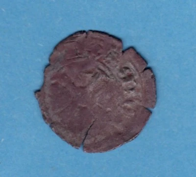 (F.124 ) MONNAIE FEODALE BRETAGNE DOUBLE TOURNOIS CHARLES DE BLOIS ? - Photo 1/2