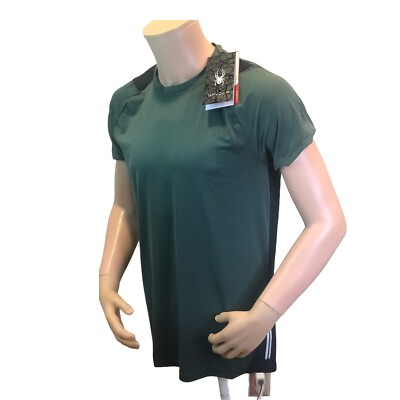 SUPERSUB ♥ After green short sleeve t-shirt /追跡付 Spyder Active Men's T-shirt Breathable Quick Dry Stretch