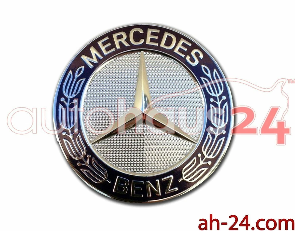 MERCEDES BENZ SL500 SL550 SL600 SL55 SL63 SL65 EMBLEMA CAPÓ ORIGINAL CON OJALES Foto 2 de 2