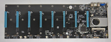 BTC-S37 Mining Motherboard CPU Set 8 Video Card Slot Support DDR3 Memory