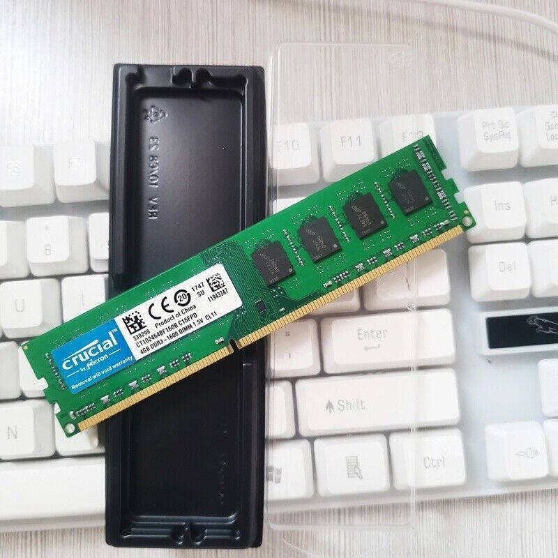 Barrette Mémoire Crucial DDR3L 8Go (2x4Go) PC3L-10600 SODIMM 1.35V – Neuve Sous Blister