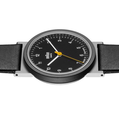 Braun Mens Gents Classic Watch Black Leather Strap AW 10 New - Picture 5 of 10