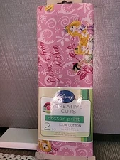 Disney Princess Creative Cuts Cotton print. 2 yards of fabric