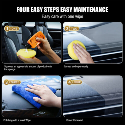 Car Leather Restorer | Car Interior Cleaner For Leather Renovation Restore Shine - Picture 4 of 12