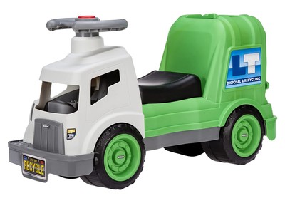 Little Tikes Dirt Diggers Garbage Truck Scoot Ride On with Real Working Horn ...