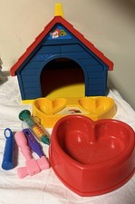 Vintage Pound Puppies Pup's Pad Playset 1986 Tonka Dog House Carrying Case