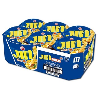 OTOKI Jin Ramen Mild, KOREAN STYLE INSTANT CUP NOODLE, Best Tasting Soup and Noo