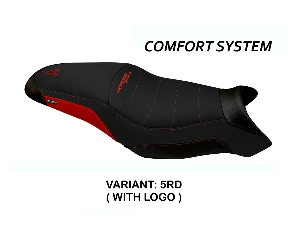 Seat saddle cover Kindia Comfort System Red TPZ YAMAHA TRACER 7 2021 2025 1KC