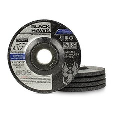 Depressed Center Metal Grinding Wheels for Angle Grinders - 4.5 x 1/4 x 7/8
