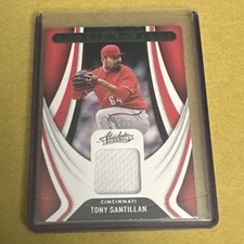 2022 Panini Absolute #RT-TO Tony Santillan Rookie Threads Retail Green #/149