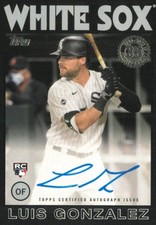 Luis Gonzalez 2021 Topps Update 1986 Topps Autos Black/199 #86B-LG White Sox