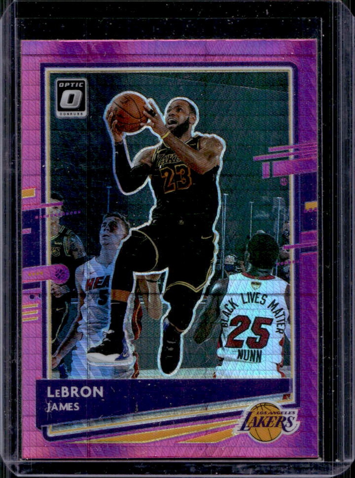 2020-21 Donruss Optic LeBron James Hyper Pink #13 Lakers