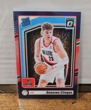 2024-25 Panini Donruss Optic - Rated Rookie Donovan Clingan #272 Purple Prizm