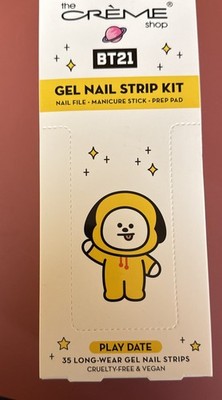 BTS BT21 The Creme Shop Chimmy 35pc Long Wear Gel Nail Strip Kit  Case Of 6 New