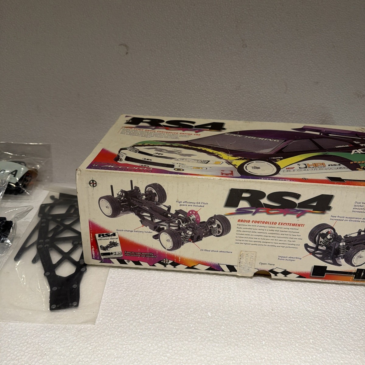 HPI RS4 Sport 2 NIB 1:10 Touring Drift RC Car AWD No Body Shell