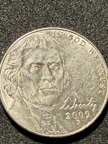 2009-P Jefferson Nickel — photo from the most recent tracked eBay sale