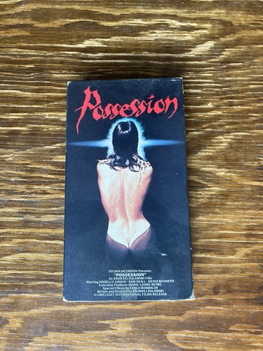 Possession Isabelle Adjani, Andrzej Zulawski 1981 Vestron Video Horror Film VHS
