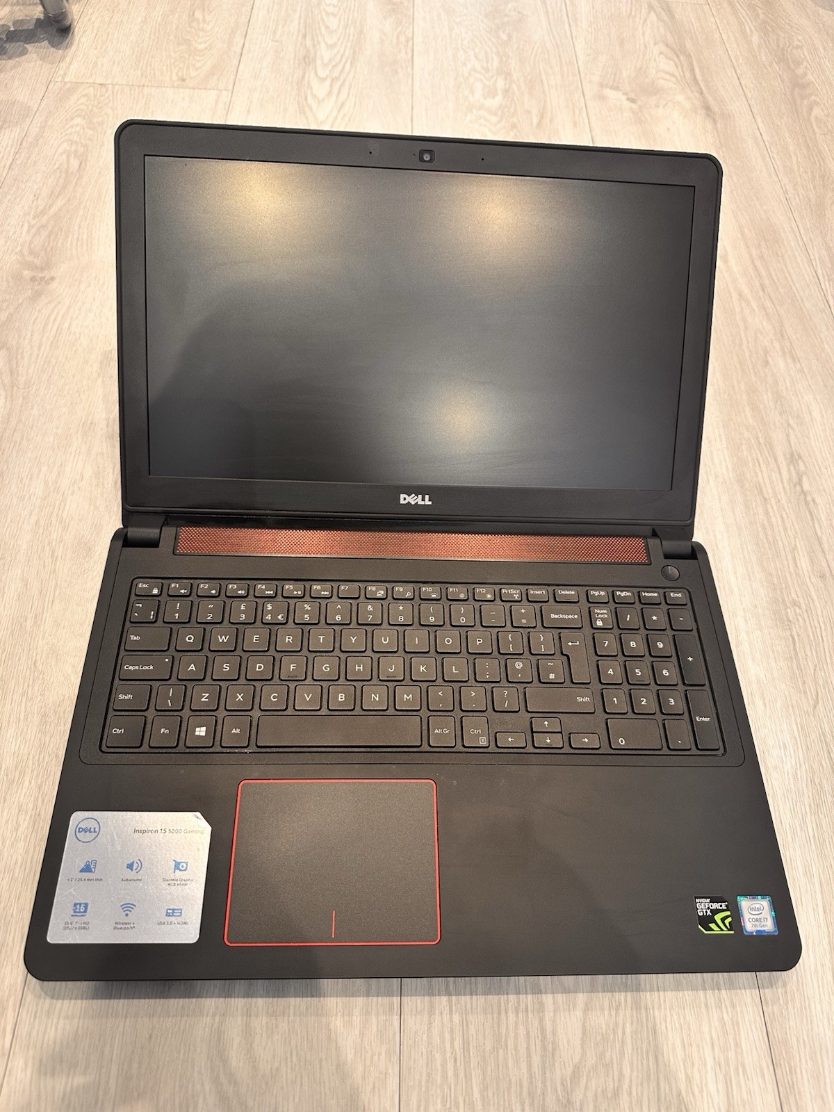 Dell Inspiron 15 5000 Gaming Laptop 15.6-inch Intel I7 8gb Ram 1tb SSD HDD