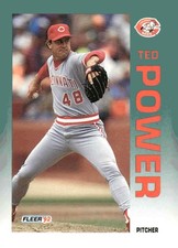 1992 Fleer #416 Ted Power