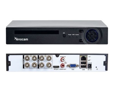 Xenocam A6708NH 8-Channel NVR Motion Recording HDMI VGA BNC USB Black