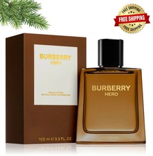 Burberry Hero for Men Parfum Eau de Parfum Spray Cologne 3.3oz 100ml New Sealed